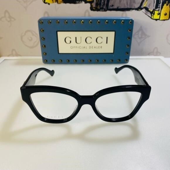 New Gucci Demo GG1424 Butterfly Ladies Fashion Optical Eyeglasses GG1424O 005 54